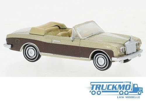 Brekina Rolls Royce Corniche metallic-beige metallic- dunkelbraun 1971 870515