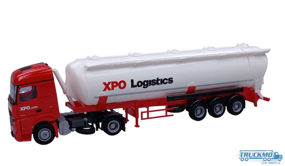 AWM XPO Logistics Mercedes Benz Actros LH Silo Semitrailer 76077