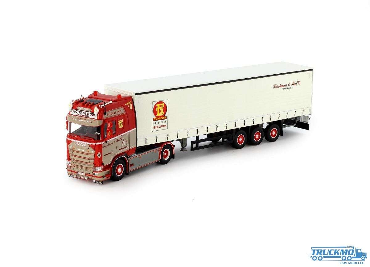 Tekno Fisotrans Scania NGS Planenauflieger 74618