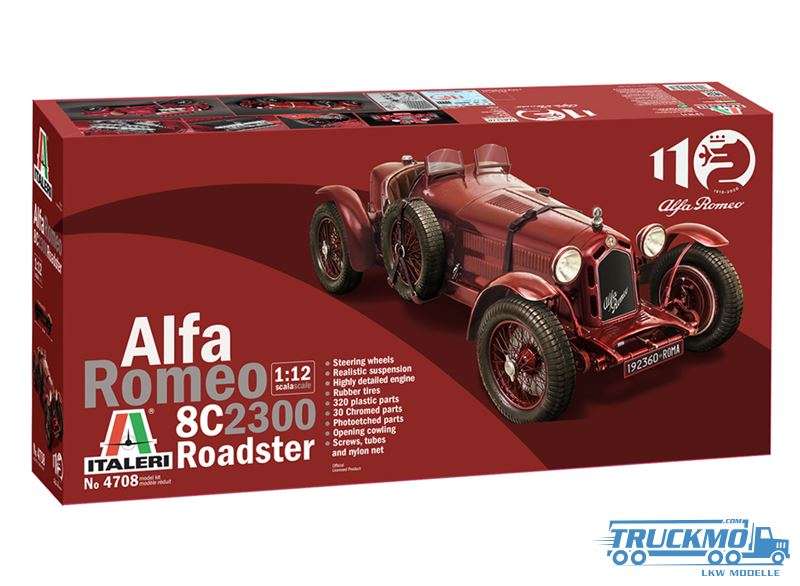 Italeri Alfa Romeo 8C 2300 Roadster 4708