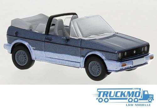 Brekina Volkswagen Golf I Cabriolet 1991 dark blue silver 870311