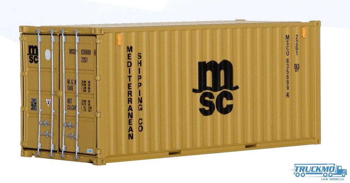 PT Trains MSC 20ft Container MSCU6356994 820001