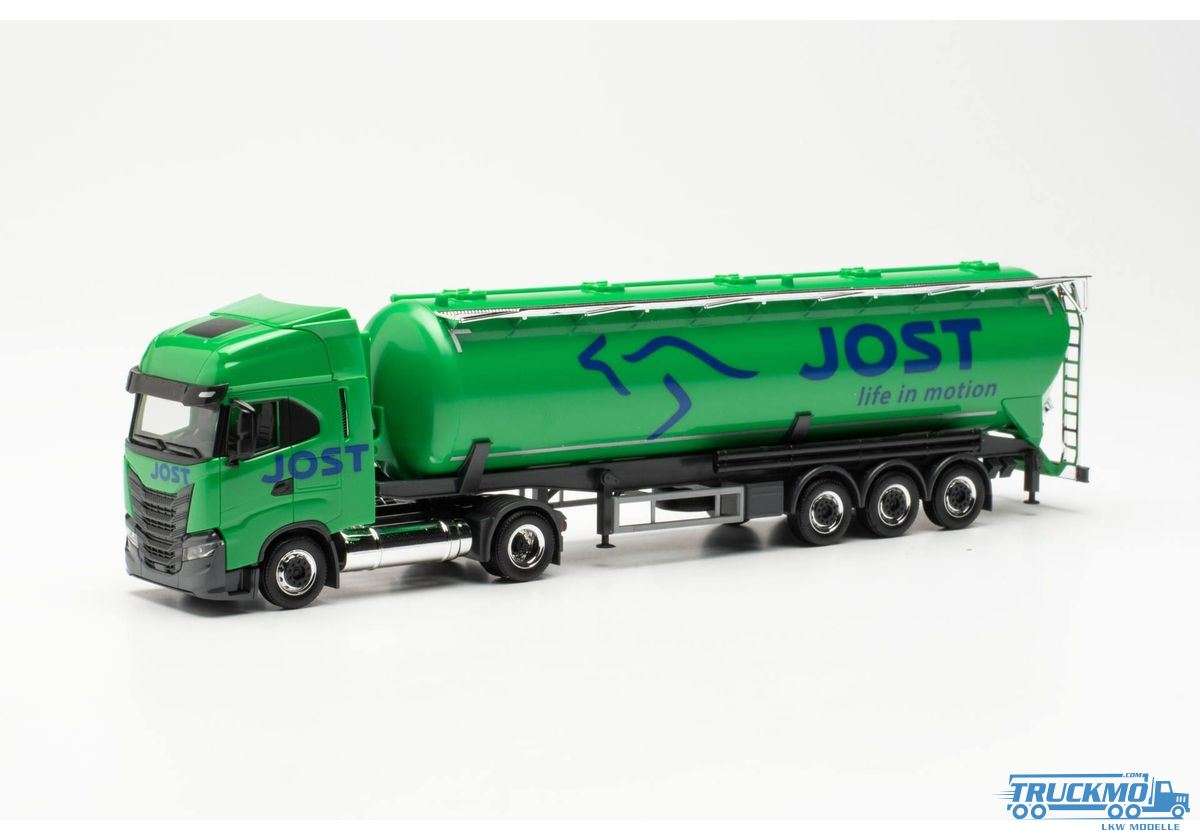 Herpa Jost Group Iveco S-Way LNG silo semitrailer 315609