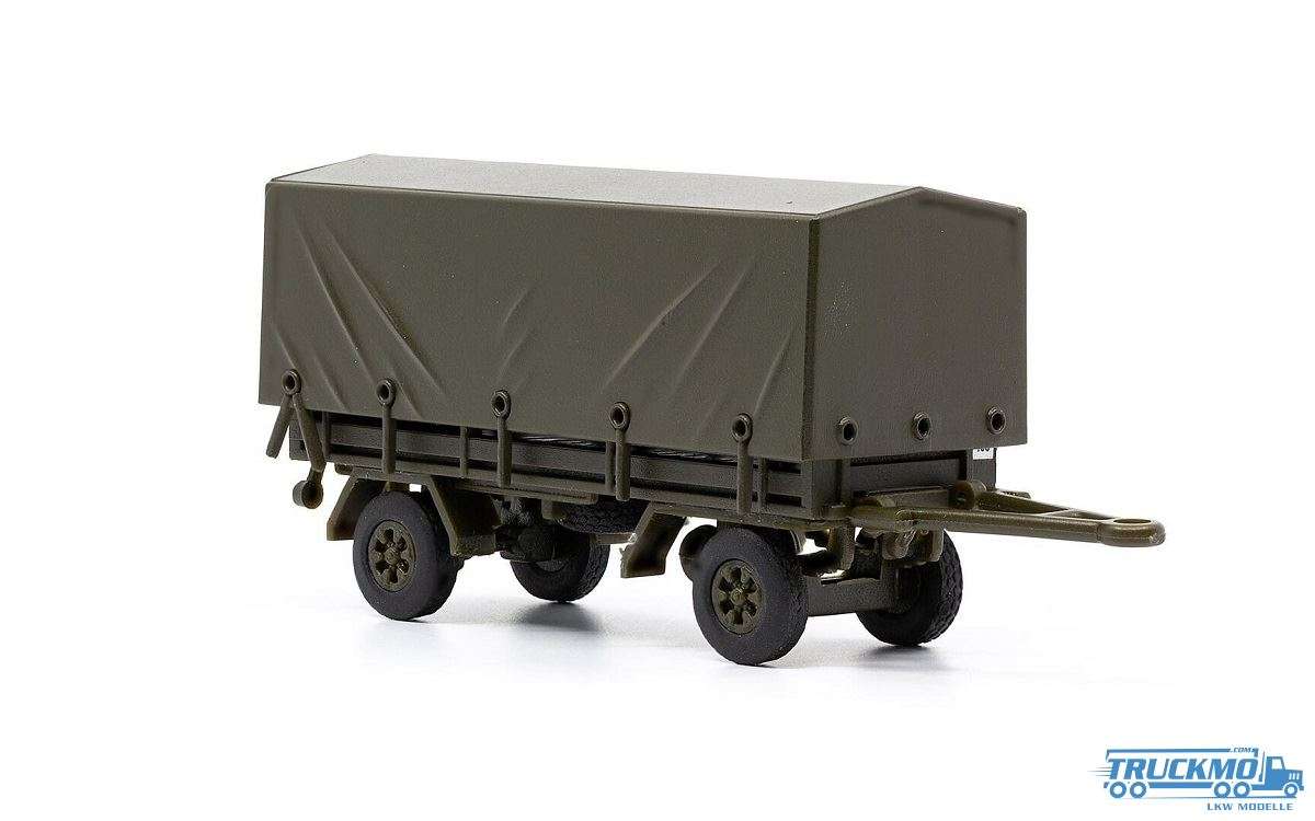 ACE Arwico Collectors Edition SIG infantry trailer 1973 with tarpaulin high 885163