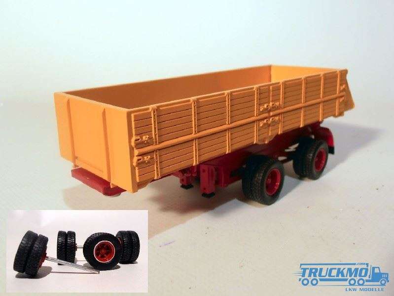 Golden Oldies Line 50 tipping trailer 2 axles orange G0006566