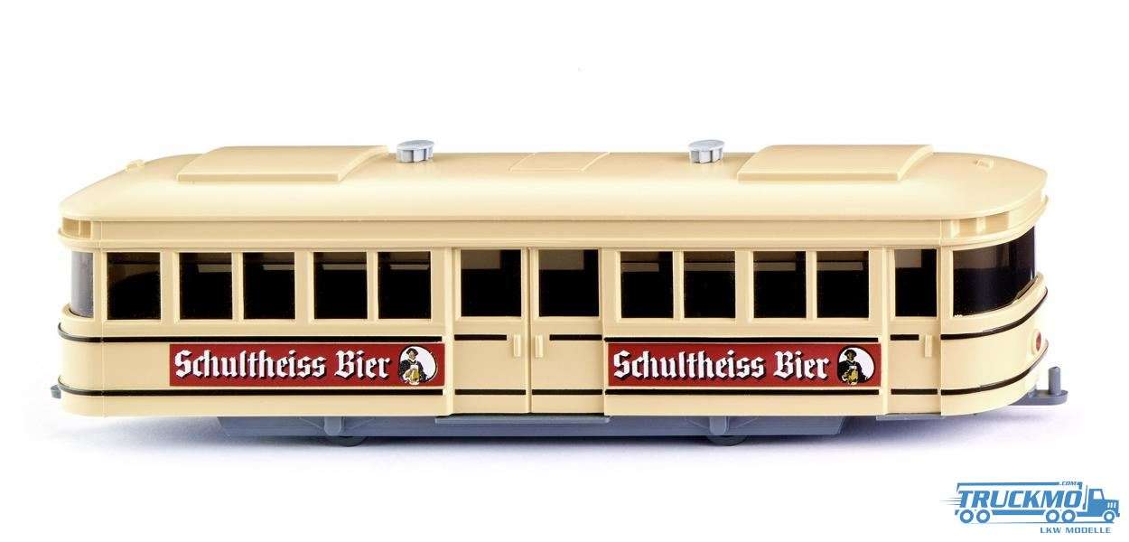 Wiking Schultheiss Bier Straßenbahn Anhänger 074901